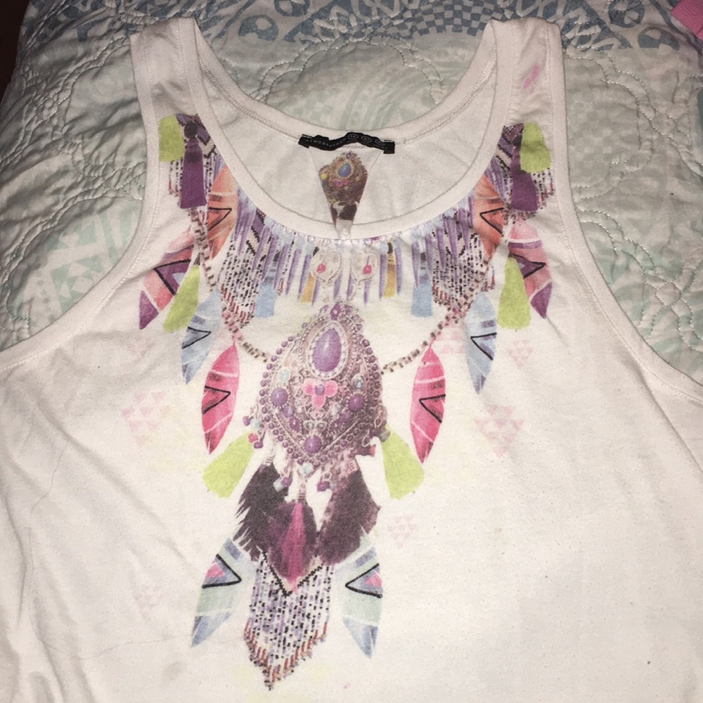 Fringe tee shirt